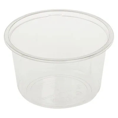 Produktbild von 50x Feinkostbecher transparent aus -Kunststoff (PLA) 500 ml Ø 12,1 cm