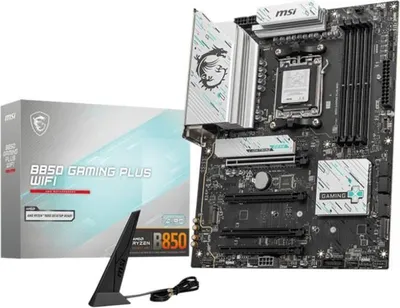Image de Carte Mère MSI B850 GAMING PLUS WIFI, AMD B850, Socket AM5, ATX, DDR5, Wi-Fi 7