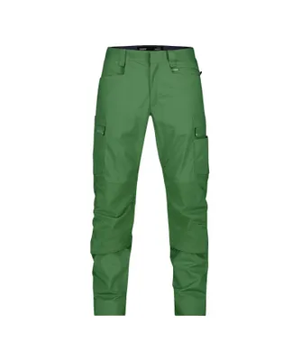 A pair of green work pants.