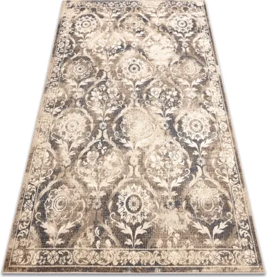 Produktbild von Teppich Wolle NAIN Ornament vintage 7601/50977 beige / dunkelblau beige 200x300 cm