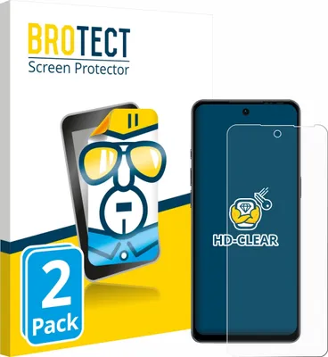 Produktbild von 2x Für Ulefone Note 18 Pro Schutzfolie BROTECT Displayschutz Display Schutz Folie Klar Transparent