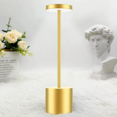 Obrázek produktu pro Dobíjecí LED stolní lampa, bezdrátová stolní lampa s kapacitou 5000 mAh