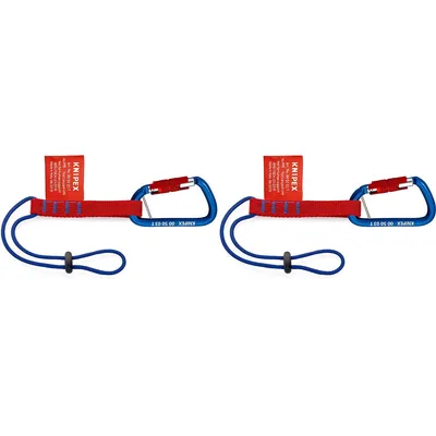 Produktbild von Knipex 00 50 06 T BK, Hammerhalter, Rot, 85 mm, 24 mm, 35 g, 2 Stück(e)