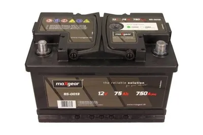 Produktbild von MAXGEAR Starterbatterie 12V 75Ah 750A/EN LB3 Batterie
