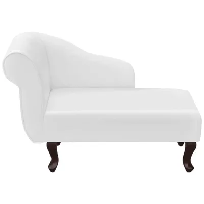 Immagine prodotto di vidaXL Chaise longue in Similcuoio bianca
