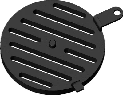 Produktbild von Kaminrost / Ascherost Ø 180x15mm passend für Wodtke**