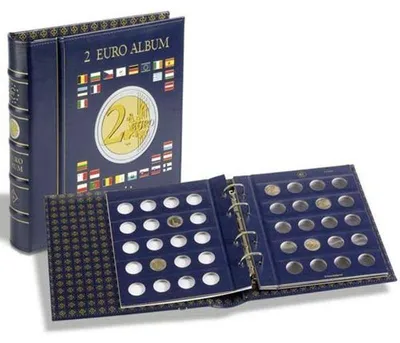 Produktbild von Ringbinder OPTIMA, 2-Euro Classic-Design, inkl. Schutzkassette
