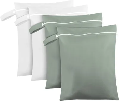 Imagen del producto de Bolsa impermeable, 40 x 30 cm, juego de 4 unidades, para ropa sucia