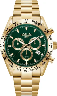 Produktbild von Roamer Herren Uhr Analog Quarz Chronograph 850837 48 75 20 Monza 100 Edelstahl