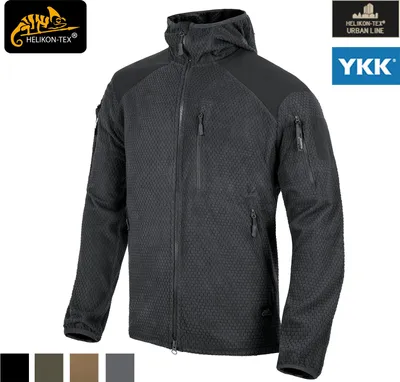 Zdjęcie produktu dla Helikon-Tex Bluza ALPHA TACTICAL HOODIE - Grid Fleece - Dostępna w kilku wersjach, Rozmiar:L, Kolor:Olive Green