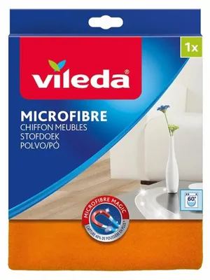 Zdjęcie produktu dla Vileda 4023103124967, Mikrofibra, Poliester, Pomarańczowy, Pranie ręczne, 40 °C, 300 mm, 400 mm