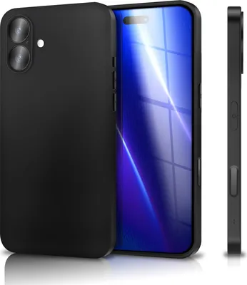 Produktbild von Hülle "Strider" für iPhone 17 - 1,28mm Ultra Dünn, Mattes Finish, Staubschutz Tasten, Anti Flecken, Soft Touch Cover - Schwarz
