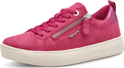 Produktbild von Tamaris Comfort Sneaker - Fuxia Leder/Textil : 39 : Normal Größe: 39 Weite: Normal