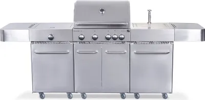 Produktbild von G21 Plynový gril G21 Arizona, BBQ kuchyne Premium Line 6 horákov + redukčný ventil G21-6390330