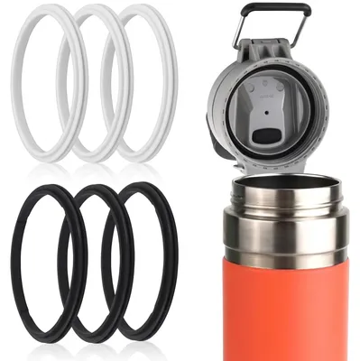 6er Set Dichtungen für Trinkflaschen 6,3 cm Silikon BPA-frei