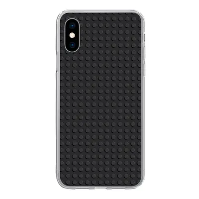 Produktbild von MuchoWow® Handyhülle Schutzhülle Hülle für iPhone X Bild - Schwarz Silikon Softcase Handy Hülle - Handyhülle
