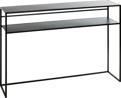 Produktbild von HAKU Möbel Konsole schwarz - Maße: B 112 cm x H 81 cm x T 28 cm; 25506