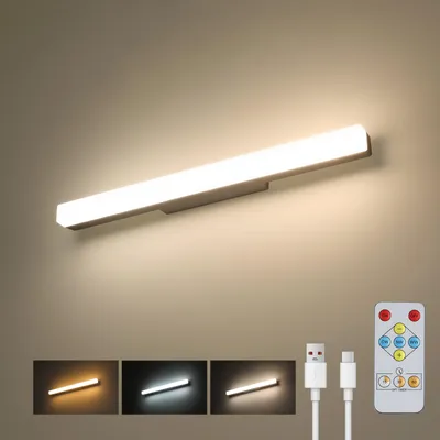 Produktbild von Schrankleuchte mit Bewegungsmelder und Magnet, Innenbeleuchtung mit dimmbarer Helligkeit für Zuhause, Schrank, Küche, Schlafzimmer, Spielzimmer