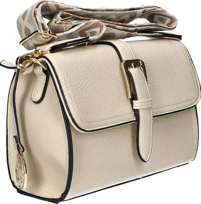 Produktbild von Abendtasche Beige SS25/G1/S2-BE JOS, 22x16x7 cm, abnehmbarer Schultergurt