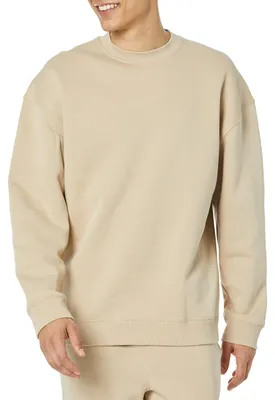 Immagine prodotto di A. Felpa da uomo Essentials, girocollo, vestibilità oversize