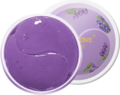 Produktbild von SersanLove Premium Lavendel-Extrakt Hydrogel Augenpads – 60 Pads für intensive Feuchtigkeitspflege