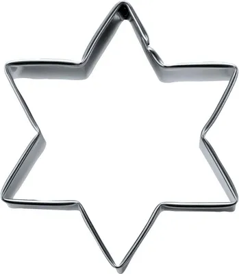 Produktbild von Städter 'Ausstecher Stern 6-Zackig Edelstahl 4cm'