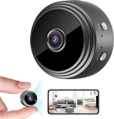 Image de Caméra de surveillance discrète avec Full HD 1080p et audio - mini-caméra sans fil pour la maison - fonction de vision nocturne