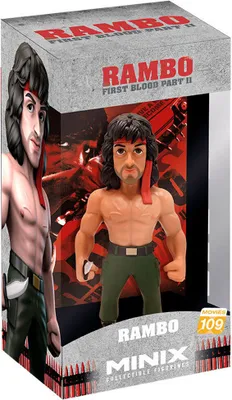 Zdjęcie produktu dla MINIX Rambo II Rambo, Figurka kolekcjonerska, Film i Seriale