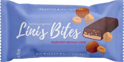 Produktbild von Hazelnut Nougat Choc Riegel 40g 2er Pack