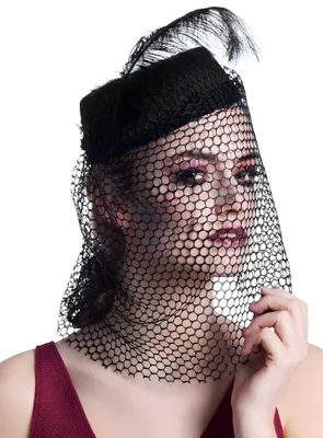 Produktbild von Boland 04129, Karnevalskostüm-Hut, Erwachsener, Weiblich, Feather, Polyester, Schwarz, 570 mm