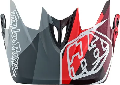 Produktbild von Troy Lee Designs D3 Helmvisier (CF), Jet SRAM, red