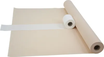 Produktbild von Sensalux Kombi-Set 1 Tischdeckenrolle 1,18m x 25m creme + Tischläufer 15cm weiß