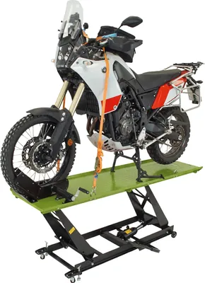 Produktbild von Motorradhebebühne hydraulisch 450 kg Breite 55 cm Parallelhub Montagebühne Motorradheber in grün