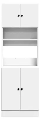 Produktbild von Küchenschrank Weiß 60x50x180 cm Holzwerkstoff