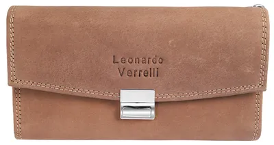 Produktbild von Leonardo Verrelli Uni Geldbörse Echtleder, langlebig