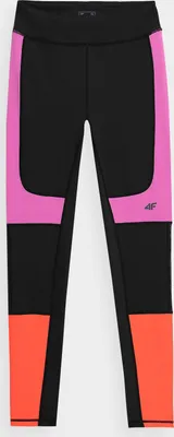 Immagine prodotto di 4F Leggings da corsa ad asciugatura rapida per donna Nero Rosa Roz XS