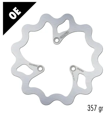 Imagen del producto de Disco de freno Galfer Wave, modelo DF675, tipo W, rígido
