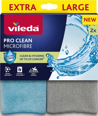 Produktbild von Vileda 179229, Staubwedel mit Federn, Cyan, Grau