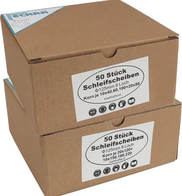 Produktbild von Eckra Schleifscheiben Mix 125mm 100 Blatt Korn 40-220 Sortiment
