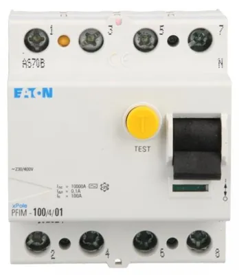 Produktbild von 4P 100A 0,1A Fehlerstromschutzschalter Typ AC PFIM-100/4/01 102824