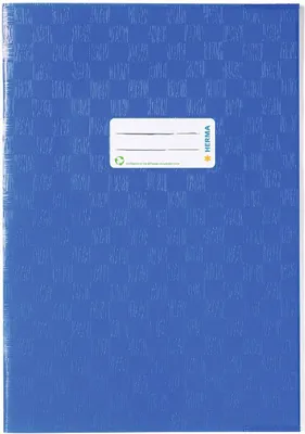 Image de HERMA Protège-documents Polypropylène A4 bleu foncé gaufrage structuré