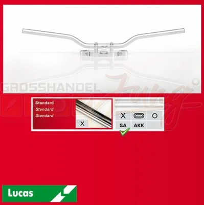 Produktbild von Stahllenker Speedfighter, Stahl, Alu-Look