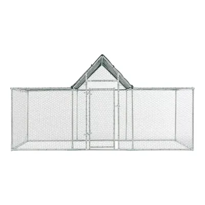 Productafbeelding van AndOutdoorMatch stalen kippenhok Arno - Buitenren - 3x1x1-15 meter - UV-bestendig - Waterdicht