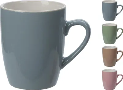 Produktbild von becher 380ml Keramik Farbenmix
