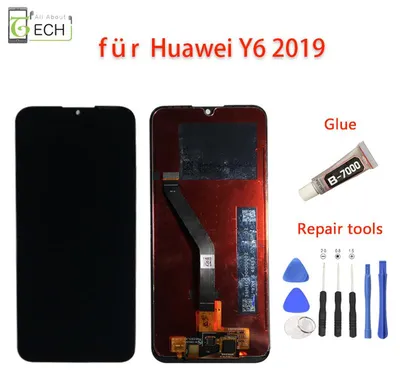 Produktbild von Huawei Y6 2019 LCD Display MRD-LX1 Komplettes Bildschirm Touchscreen Schwarz