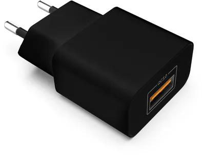 Image de Quick Charge 18 W Chargeur rapide USB 3.0 Alimentation chargeur smartphone en noir