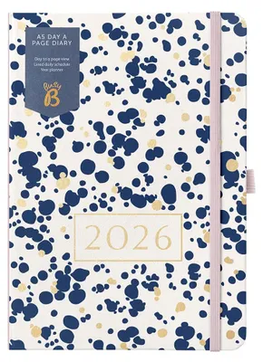 Obrázek produktu pro Busy B – Plánovač termínů formátu A5 pro rok 2026 – Denní plánovač pro studenty, zaměstnance a učitele