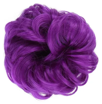 Imagen del producto de Moño de pelo sintético para mujer, con banda elástica