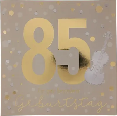 Produktbild von DEPESCHE Zahlenkarten mit Musik Motiv 55