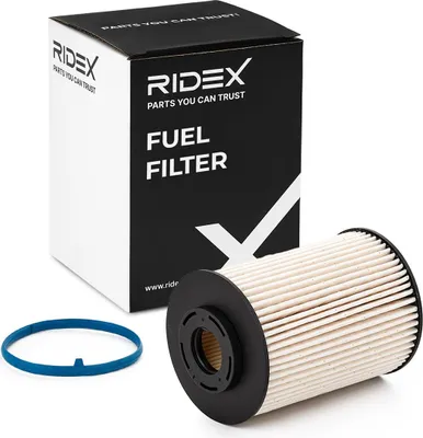 Produktbild von Kraftstofffilter RIDEX 9F0056 Dieselfilter für FORD MONDEO IV Turnier (BA7) Filtereinsatz